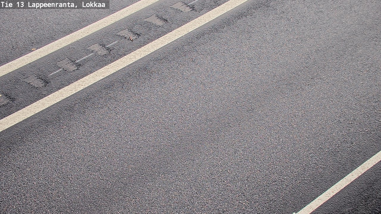 Weather Camera Image Road 13 Lokkaa straight, Lappeenranta, Etelä-Karjala