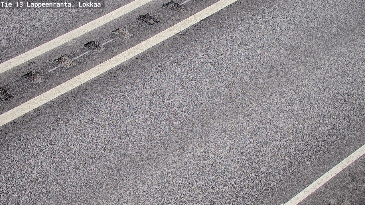 Weather Camera Image Road 13 Lokkaa straight, Lappeenranta, Etelä-Karjala