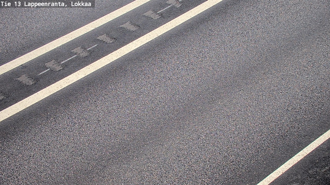 Weather Camera Image Väg 13 Lokkaa rakan, Lappeenranta, Etelä-Karjala