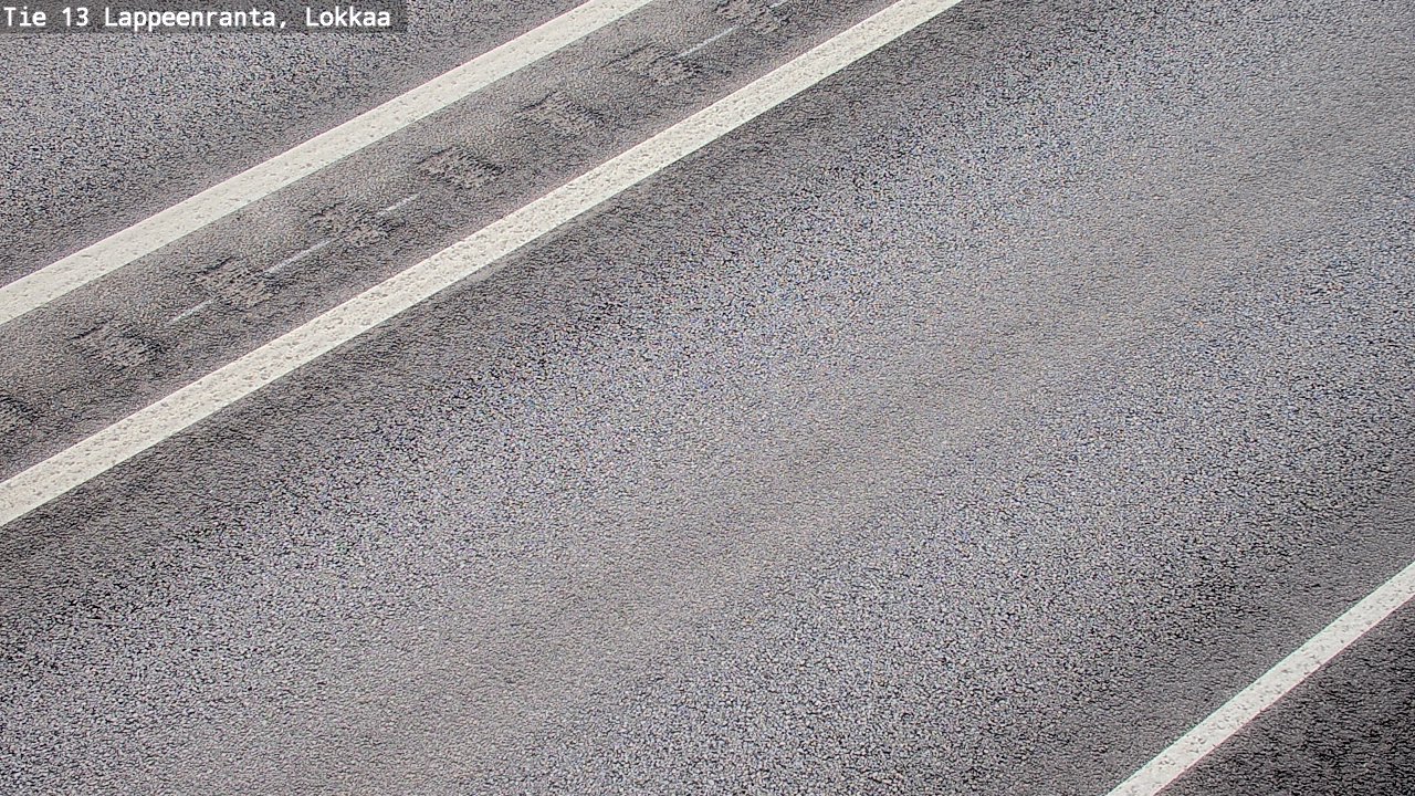 Weather Camera Image Väg 13 Lokkaa rakan, Lappeenranta, Etelä-Karjala