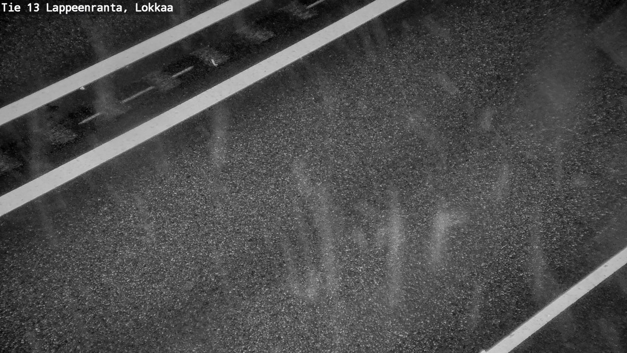 Weather Camera Image Road 13 Lokkaa straight, Lappeenranta, Etelä-Karjala