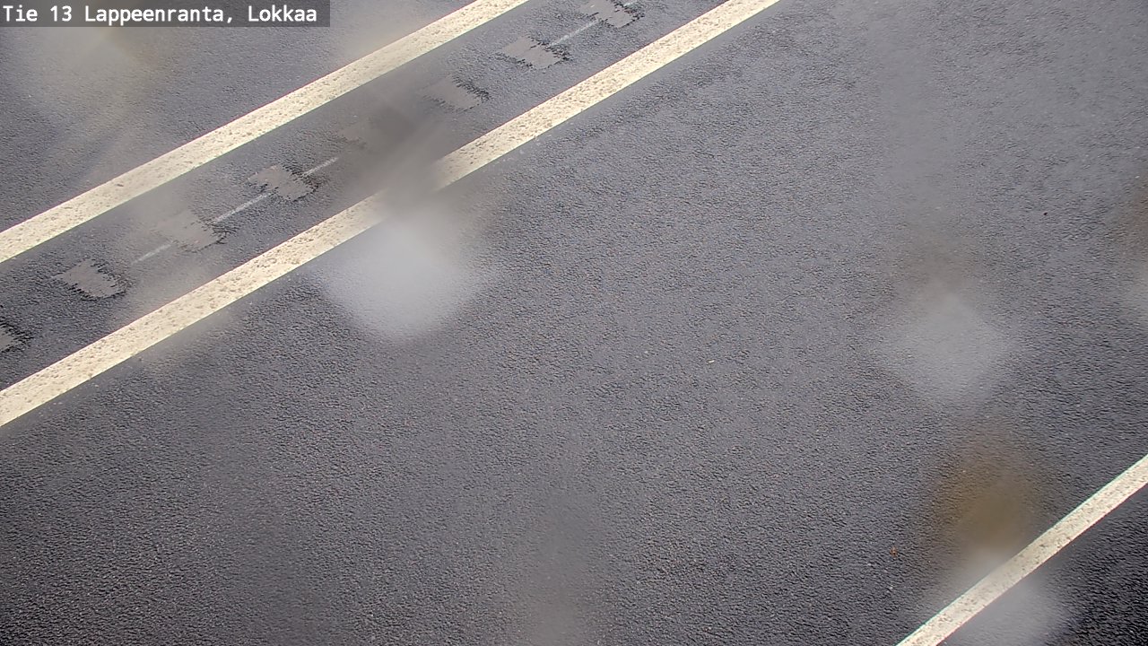 Weather Camera Image Väg 13 Lokkaa rakan, Lappeenranta, Etelä-Karjala