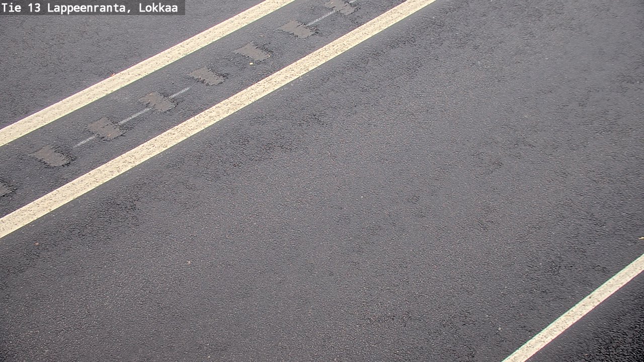 Weather Camera Image Väg 13 Lokkaa rakan, Lappeenranta, Etelä-Karjala