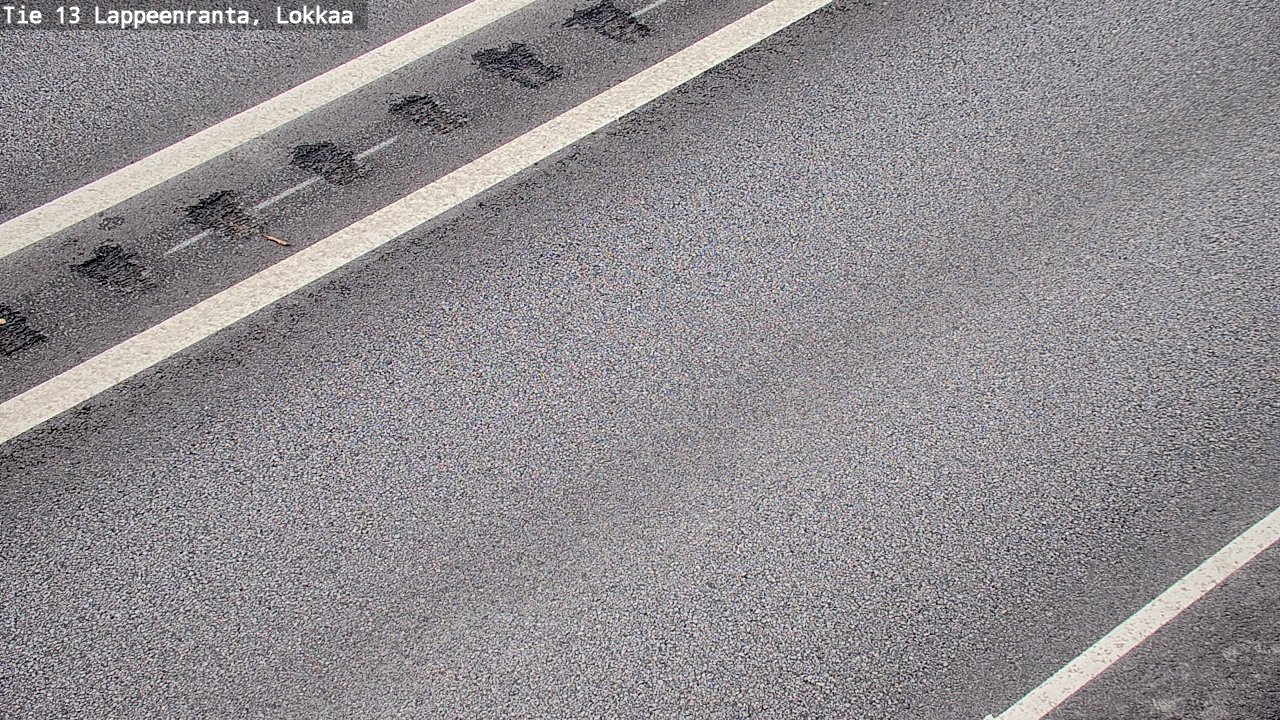 Weather Camera Image Road 13 Lokkaa straight, Lappeenranta, Etelä-Karjala