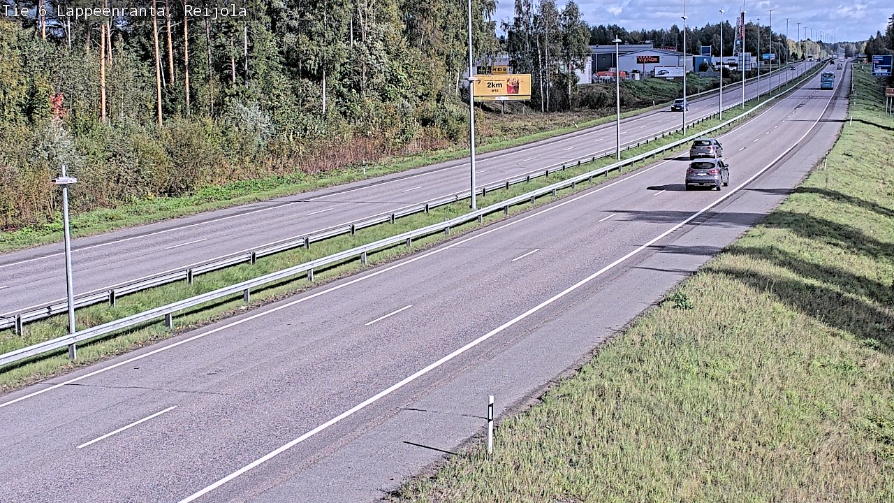 Kelikamerat Kuva Tie 6 Lappeenranta, Reijola, Lappeenranta, Etelä-Karjala