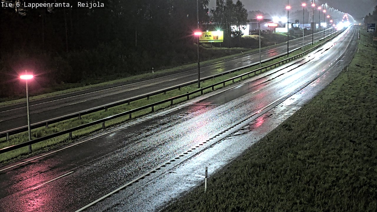 Weather Camera Image Road 6 Lappeenranta, Reijola, Lappeenranta, Etelä-Karjala