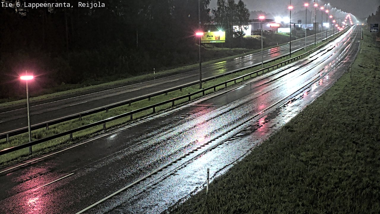 Weather Camera Image Road 6 Lappeenranta, Reijola, Lappeenranta, Etelä-Karjala
