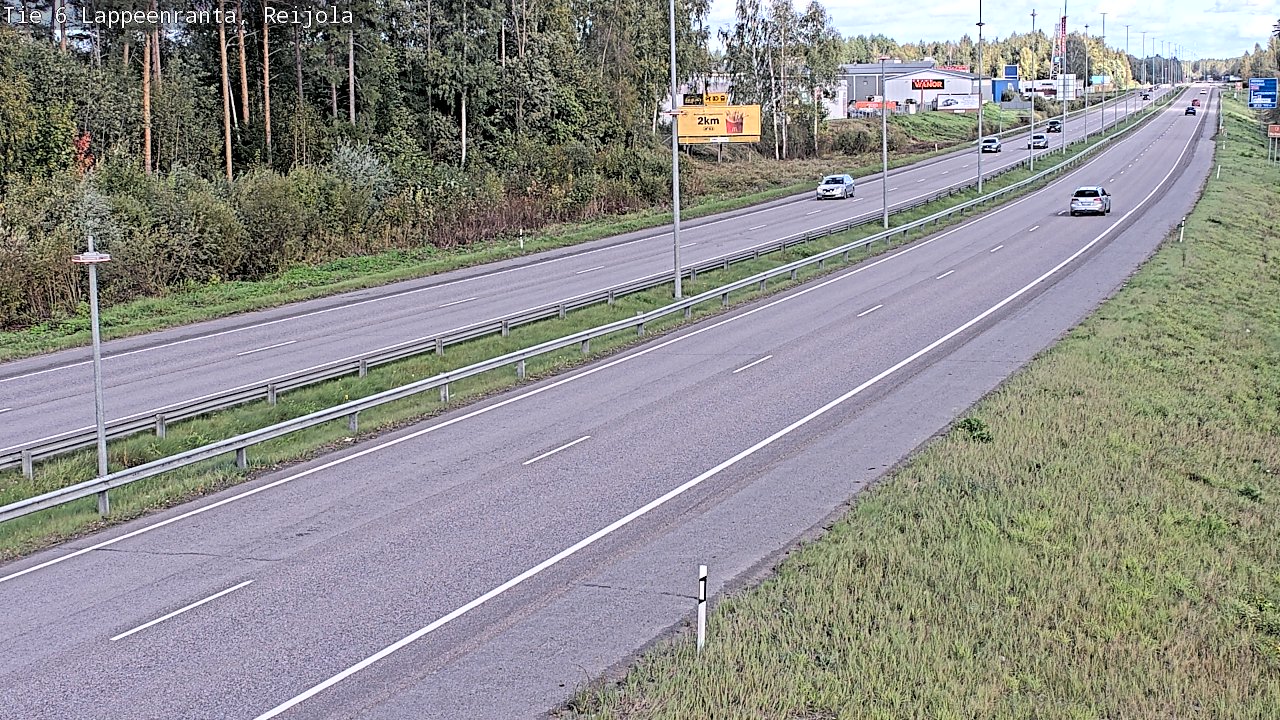 Kelikamerat Kuva Tie 6 Lappeenranta, Reijola, Lappeenranta, Etelä-Karjala