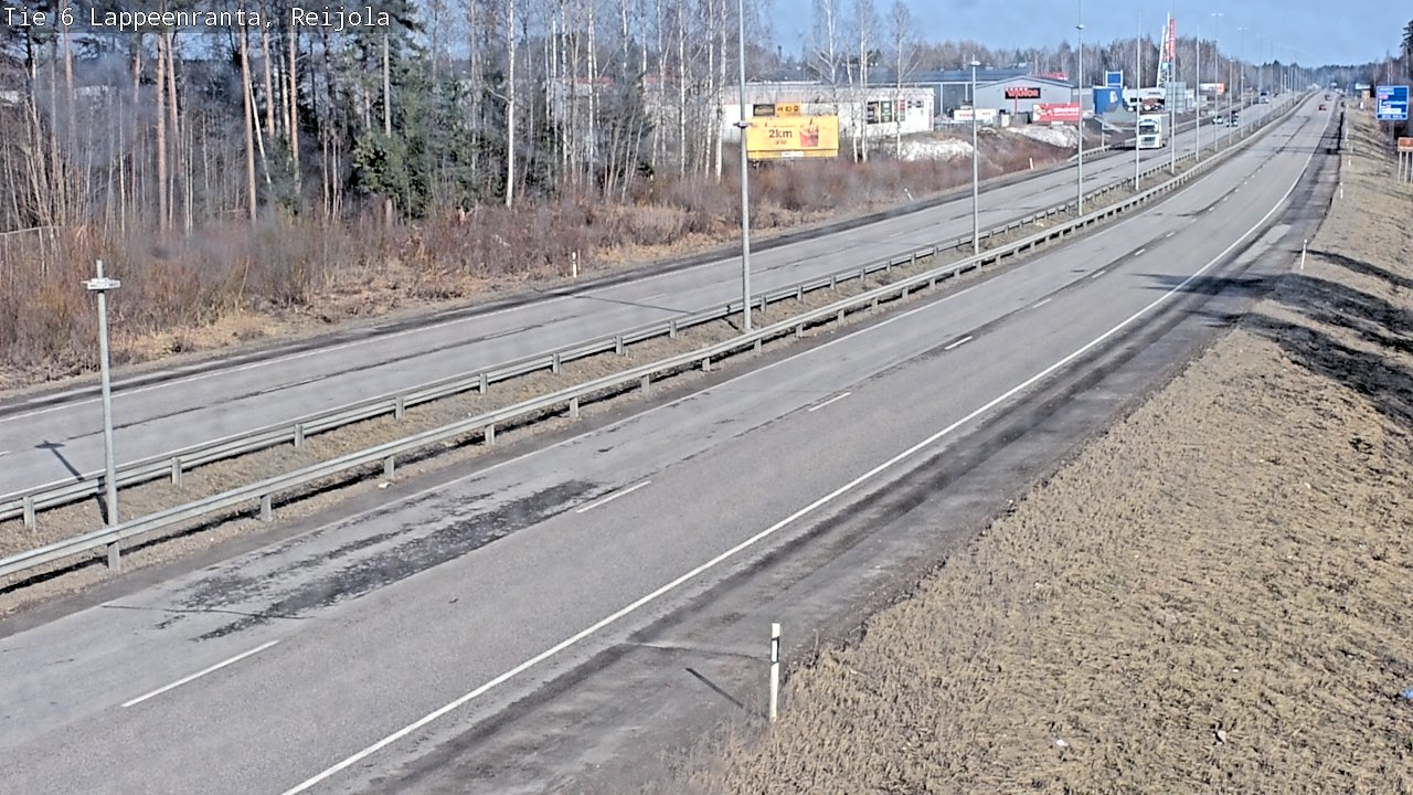 Kelikamerat Kuva Tie 6 Lappeenranta, Reijola, Lappeenranta, Etelä-Karjala