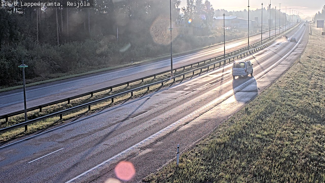 Weather Camera Image Road 6 Lappeenranta, Reijola, Lappeenranta, Etelä-Karjala
