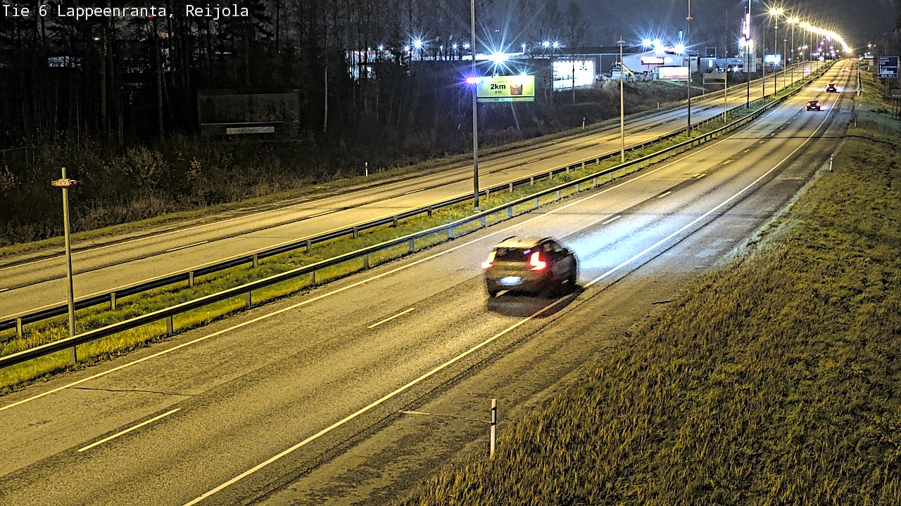 Weather Camera Image Väg 6 Villmanstrand, Reijola, Lappeenranta, Etelä-Karjala