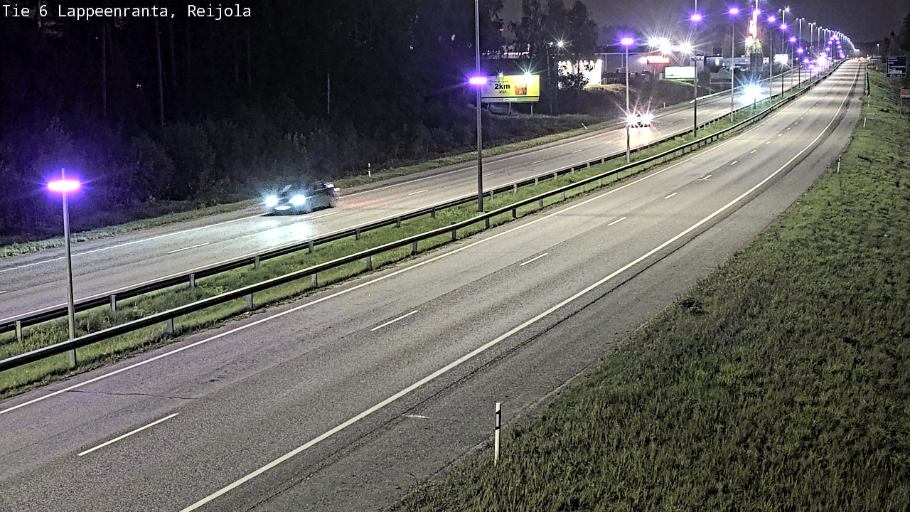 Weather Camera Image Road 6 Lappeenranta, Reijola, Lappeenranta, Etelä-Karjala