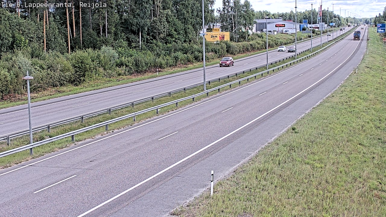 Kelikamerat Kuva Tie 6 Lappeenranta, Reijola, Lappeenranta, Etelä-Karjala