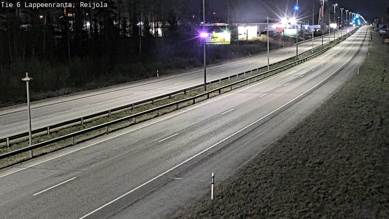 Kelikamerat Kuva Tie 6 Lappeenranta, Reijola, Lappeenranta, Etelä-Karjala