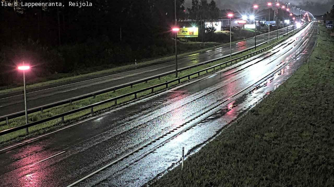 Weather Camera Image Road 6 Lappeenranta, Reijola, Lappeenranta, Etelä-Karjala