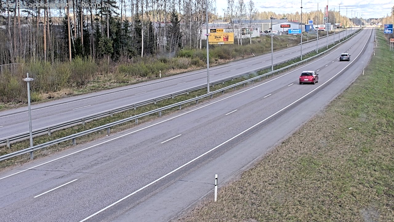 Kelikamerat Kuva Tie 6 Lappeenranta, Reijola, Lappeenranta, Etelä-Karjala