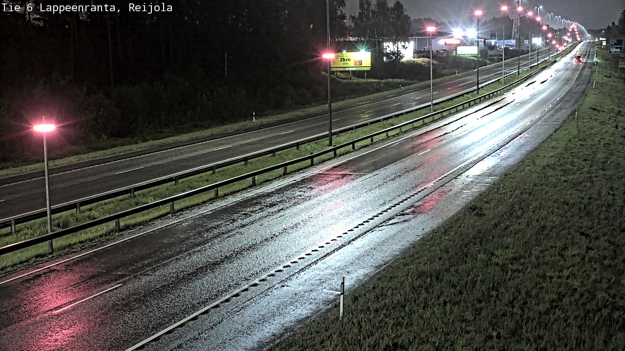 Weather Camera Image Road 6 Lappeenranta, Reijola, Lappeenranta, Etelä-Karjala