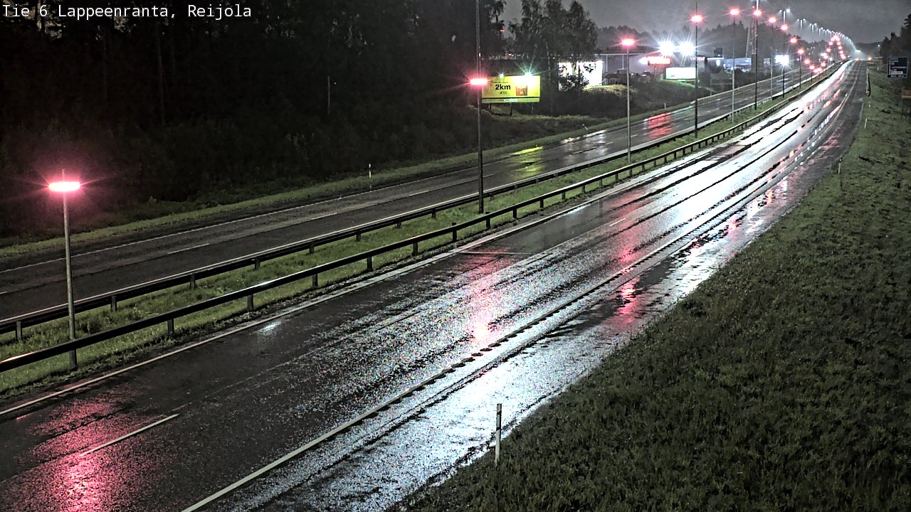 Weather Camera Image Road 6 Lappeenranta, Reijola, Lappeenranta, Etelä-Karjala