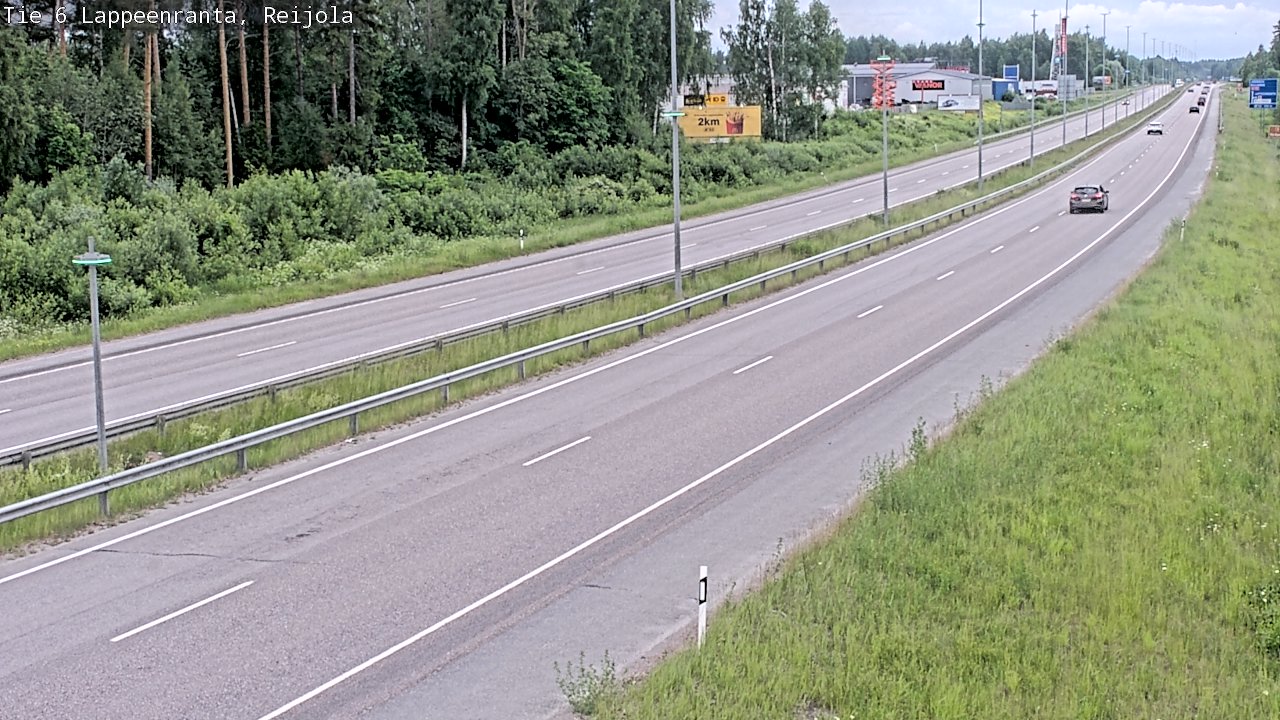 Kelikamerat Kuva Tie 6 Lappeenranta, Reijola, Lappeenranta, Etelä-Karjala
