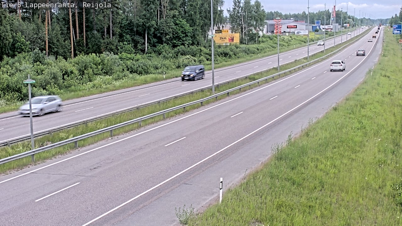 Kelikamerat Kuva Tie 6 Lappeenranta, Reijola, Lappeenranta, Etelä-Karjala