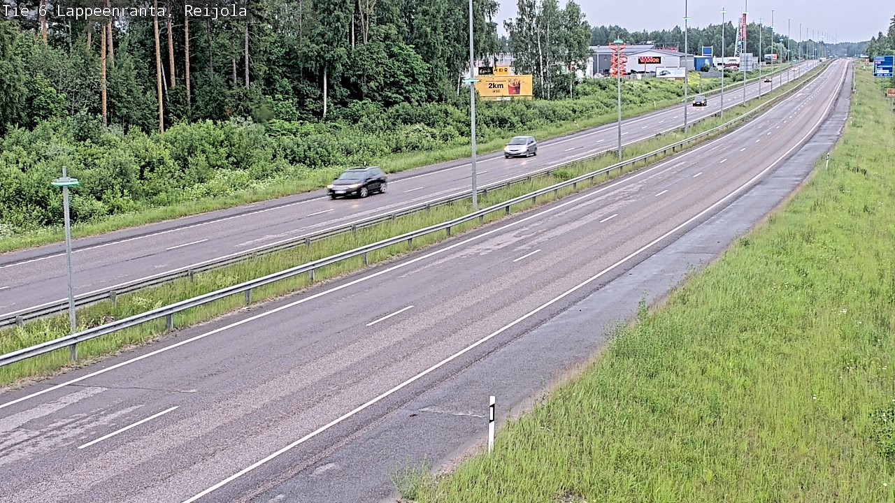 Kelikamerat Kuva Tie 6 Lappeenranta, Reijola, Lappeenranta, Etelä-Karjala
