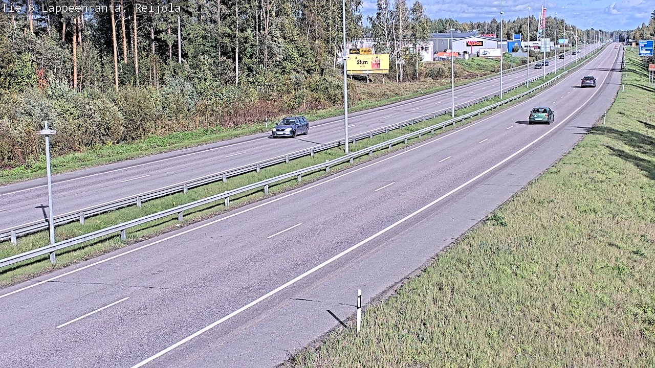 Kelikamerat Kuva Tie 6 Lappeenranta, Reijola, Lappeenranta, Etelä-Karjala