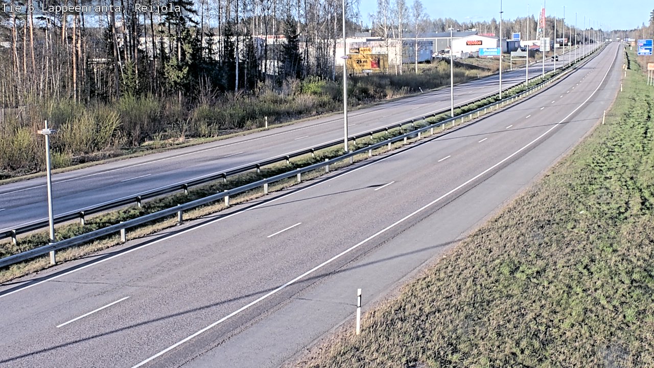 Kelikamerat Kuva Tie 6 Lappeenranta, Reijola, Lappeenranta, Etelä-Karjala