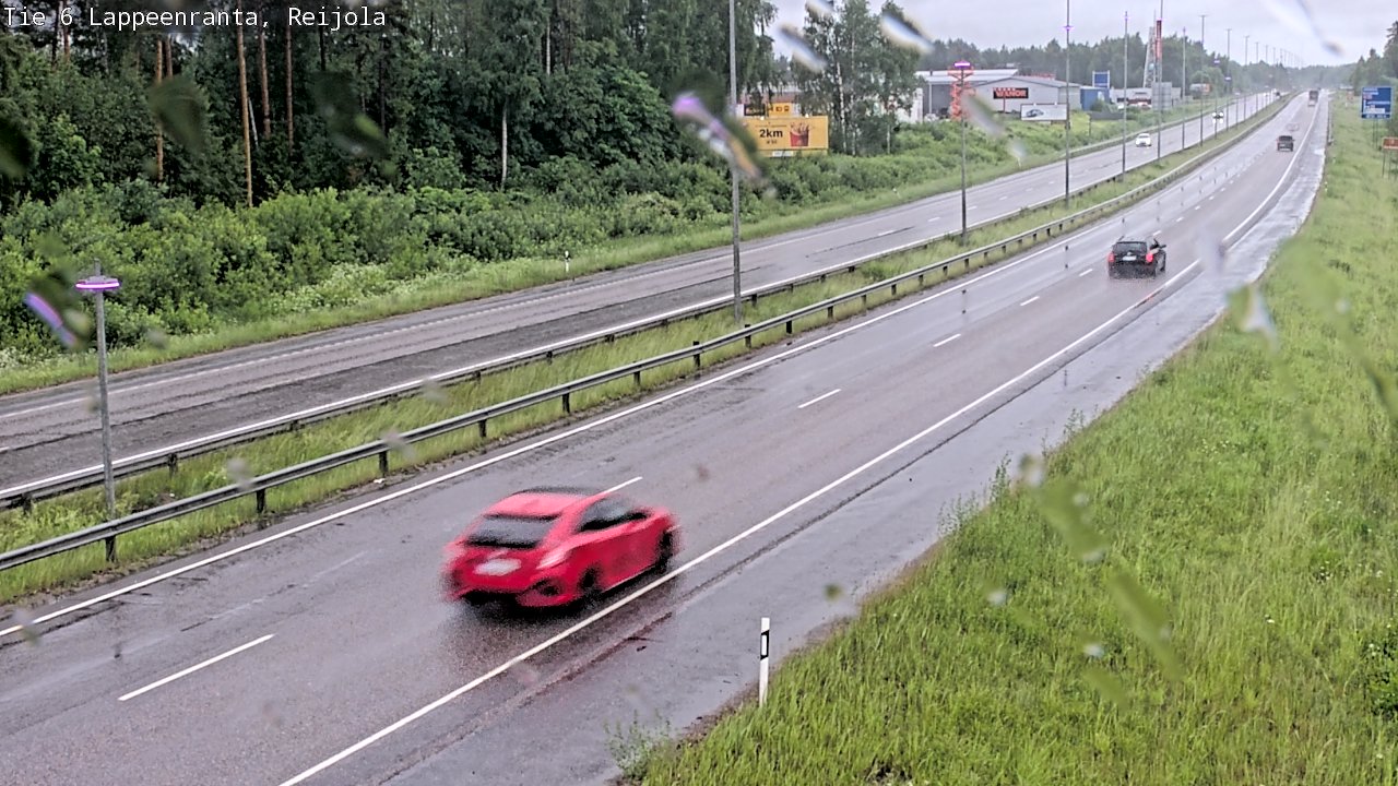 Weather Camera Image Väg 6 Villmanstrand, Reijola, Lappeenranta, Etelä-Karjala