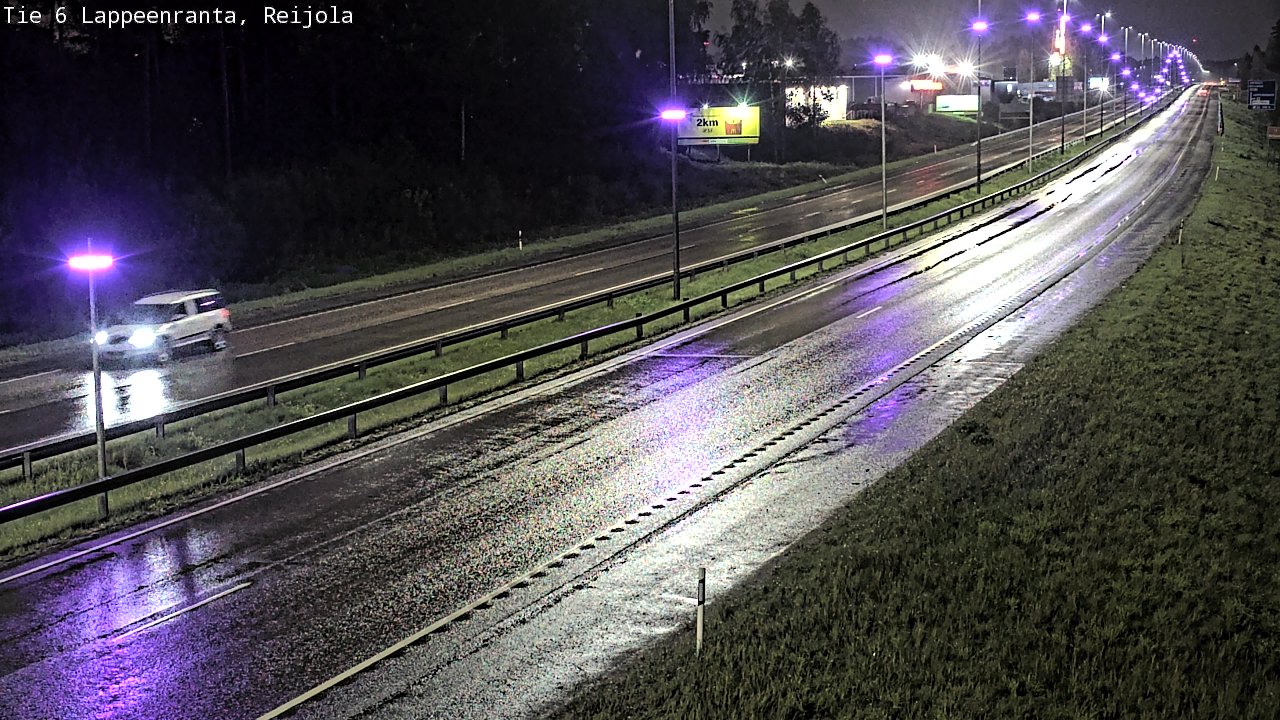 Weather Camera Image Road 6 Lappeenranta, Reijola, Lappeenranta, Etelä-Karjala