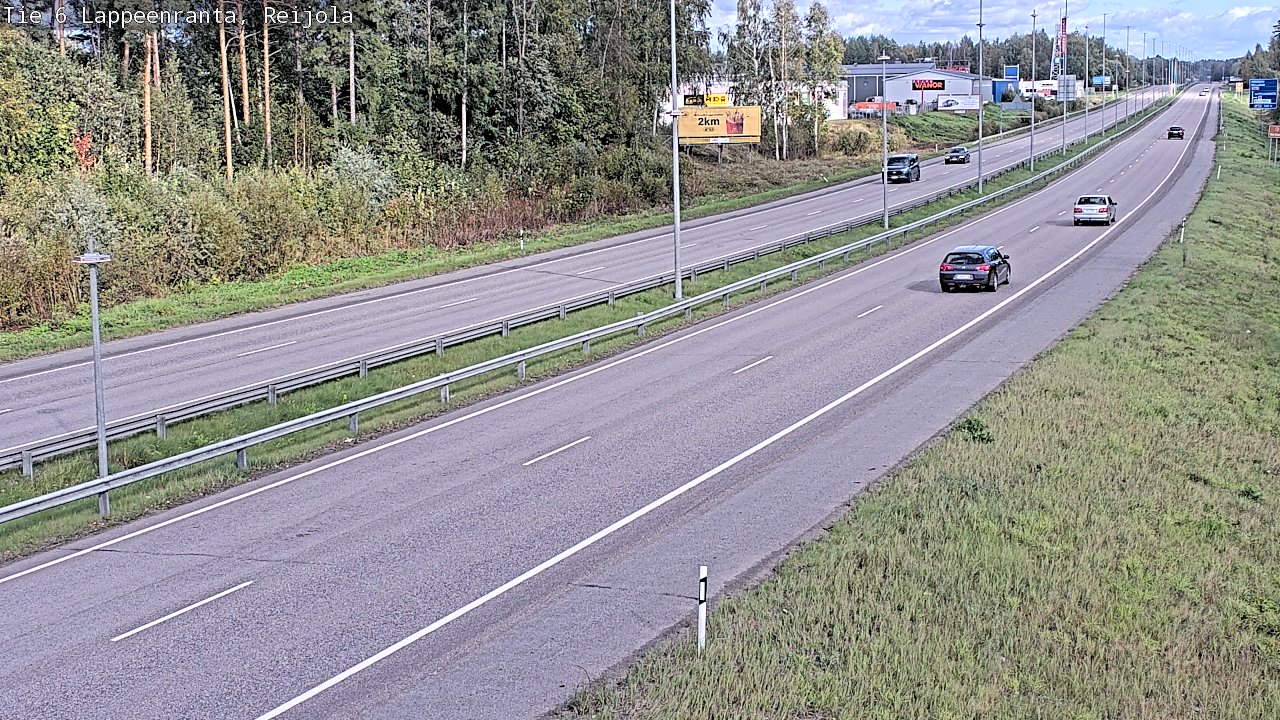 Kelikamerat Kuva Tie 6 Lappeenranta, Reijola, Lappeenranta, Etelä-Karjala