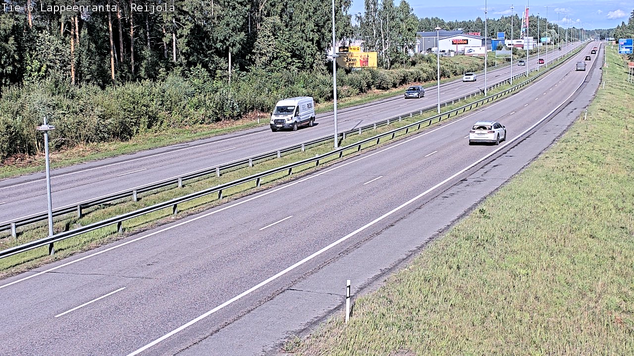 Kelikamerat Kuva Tie 6 Lappeenranta, Reijola, Lappeenranta, Etelä-Karjala