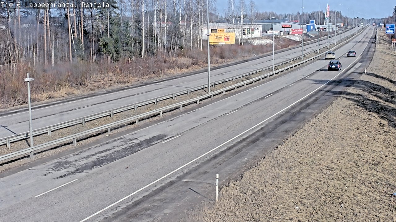 Kelikamerat Kuva Tie 6 Lappeenranta, Reijola, Lappeenranta, Etelä-Karjala