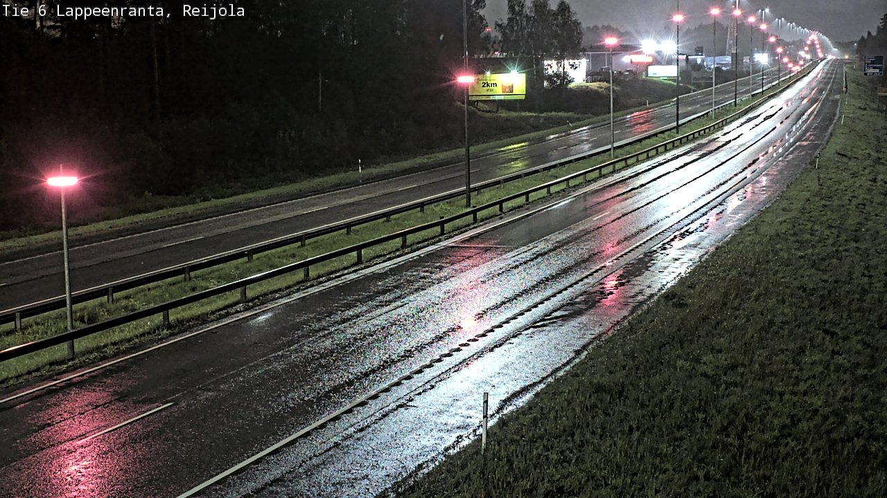 Weather Camera Image Road 6 Lappeenranta, Reijola, Lappeenranta, Etelä-Karjala