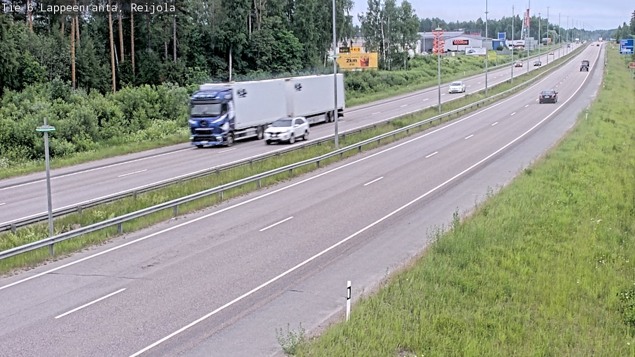 Kelikamerat Kuva Tie 6 Lappeenranta, Reijola, Lappeenranta, Etelä-Karjala