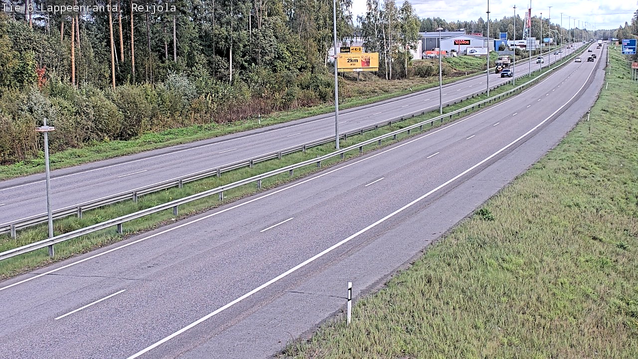 Kelikamerat Kuva Tie 6 Lappeenranta, Reijola, Lappeenranta, Etelä-Karjala