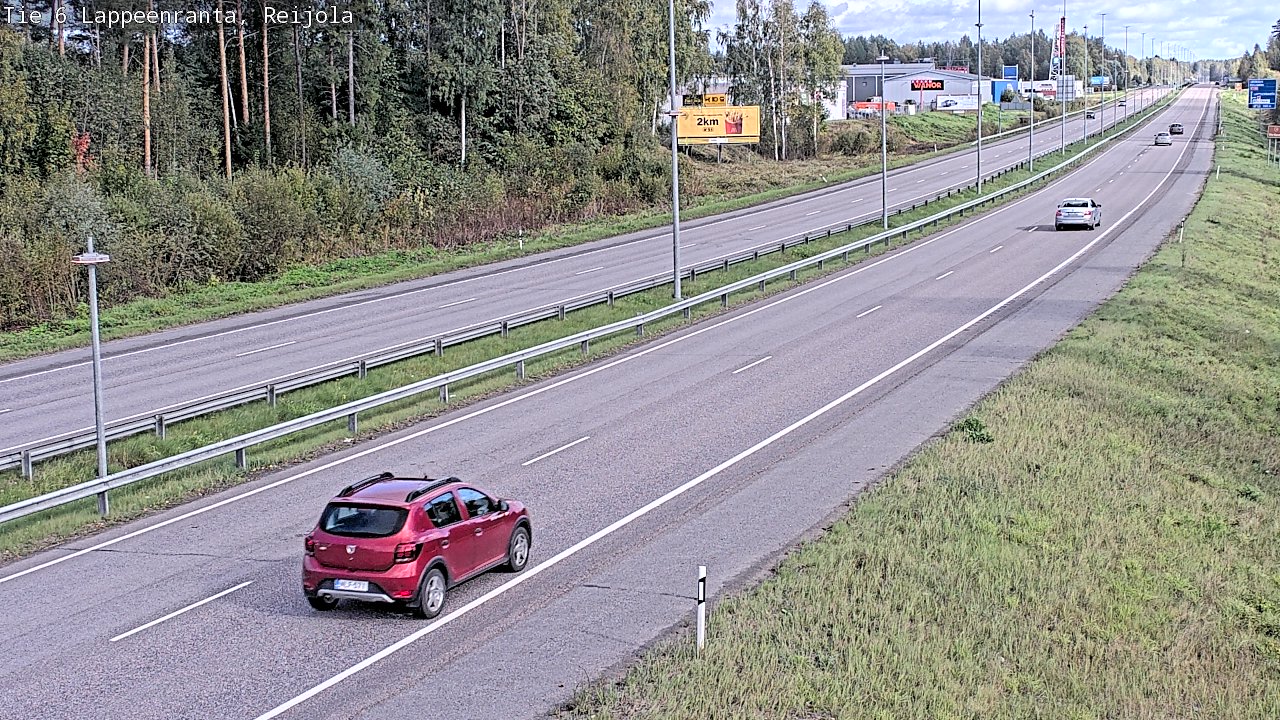Kelikamerat Kuva Tie 6 Lappeenranta, Reijola, Lappeenranta, Etelä-Karjala