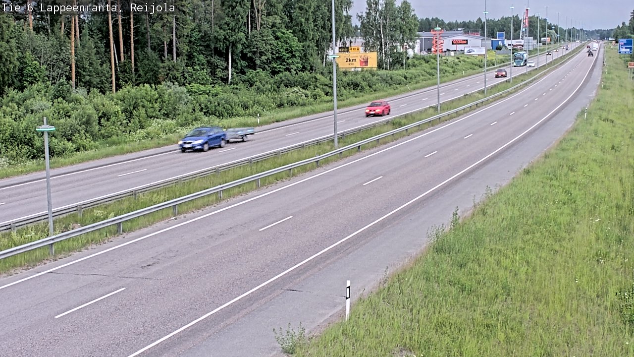 Kelikamerat Kuva Tie 6 Lappeenranta, Reijola, Lappeenranta, Etelä-Karjala