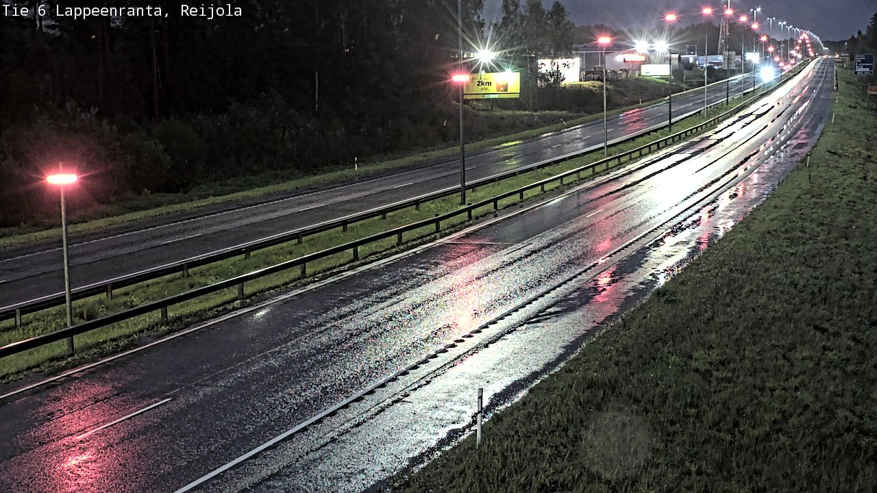 Weather Camera Image Road 6 Lappeenranta, Reijola, Lappeenranta, Etelä-Karjala