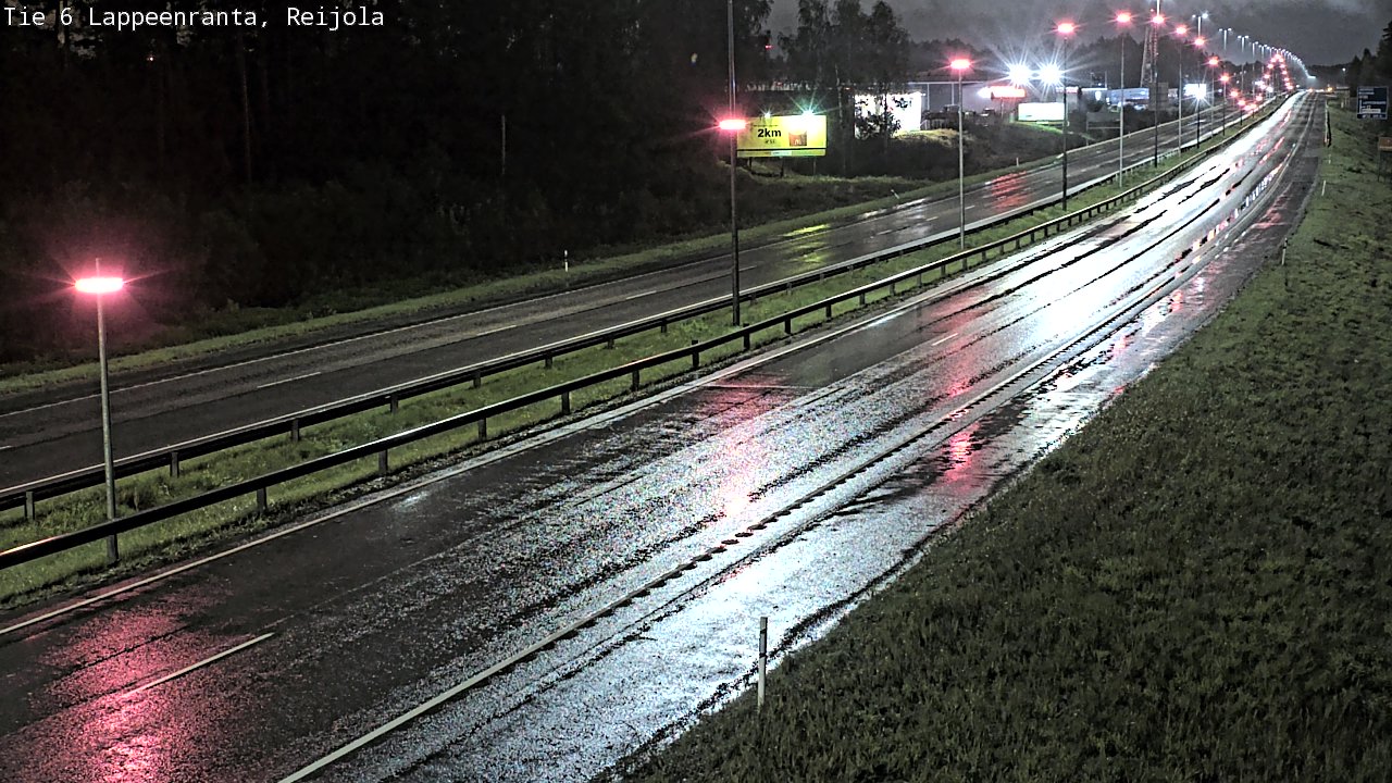 Weather Camera Image Road 6 Lappeenranta, Reijola, Lappeenranta, Etelä-Karjala