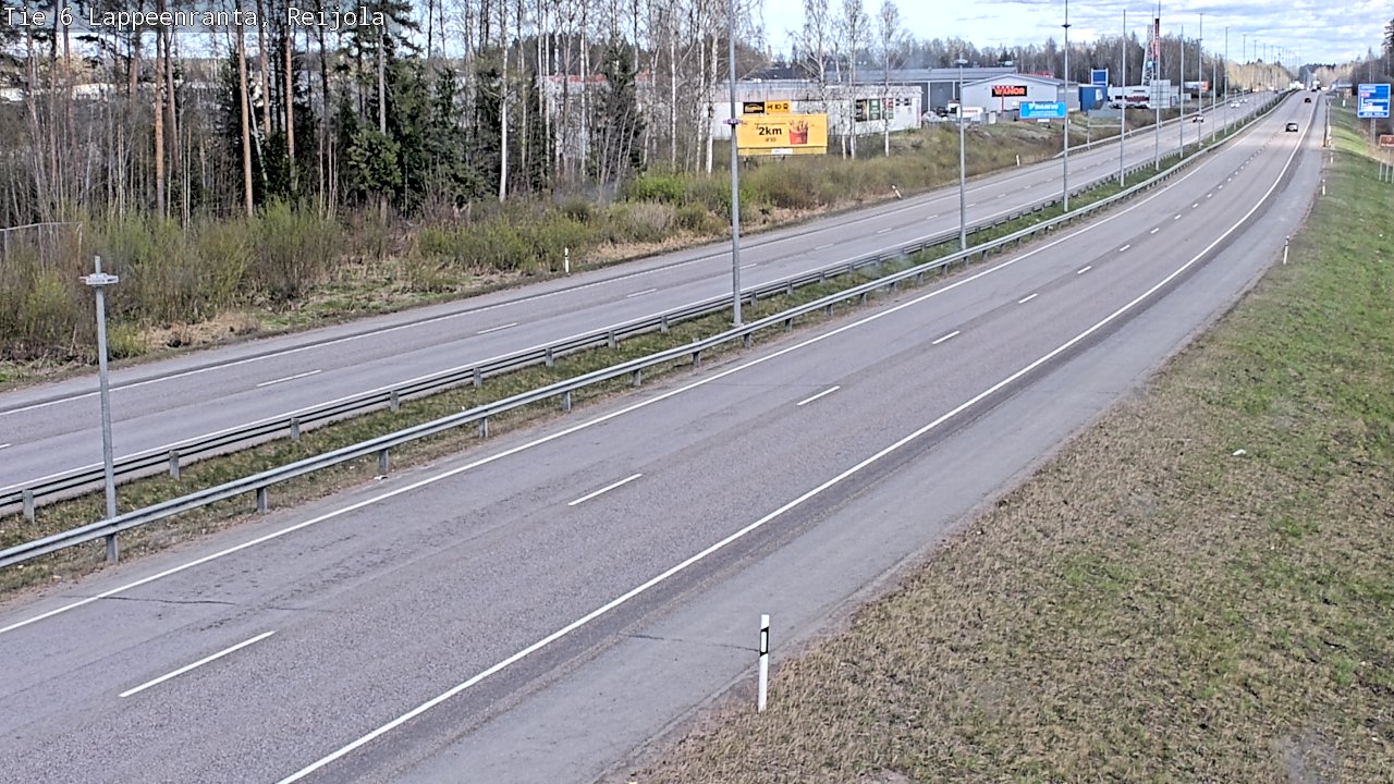 Kelikamerat Kuva Tie 6 Lappeenranta, Reijola, Lappeenranta, Etelä-Karjala