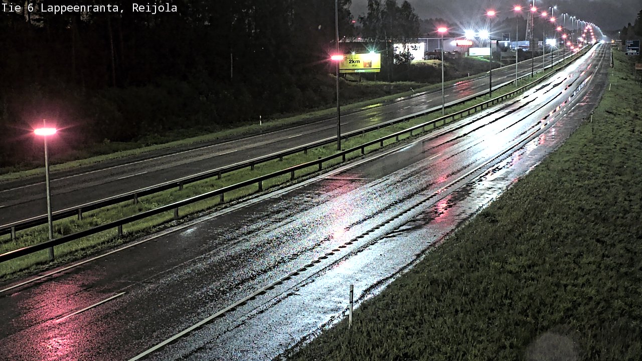 Weather Camera Image Road 6 Lappeenranta, Reijola, Lappeenranta, Etelä-Karjala