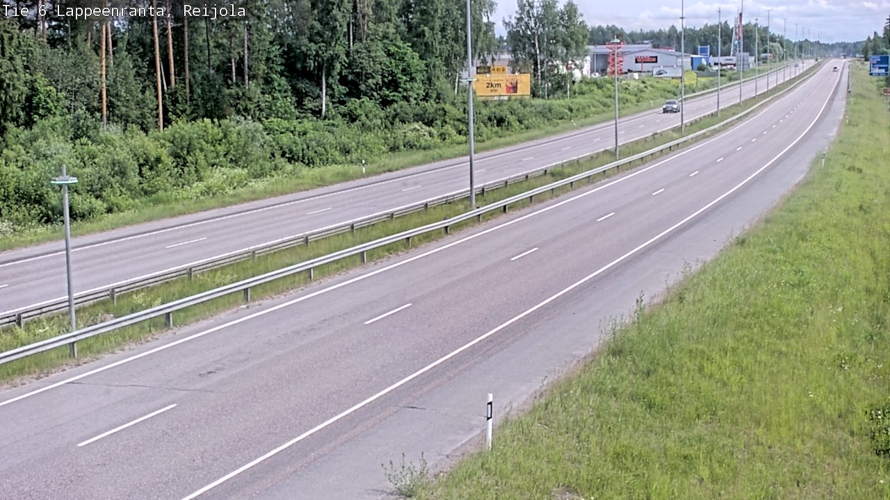 Kelikamerat Kuva Tie 6 Lappeenranta, Reijola, Lappeenranta, Etelä-Karjala