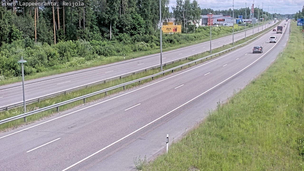 Kelikamerat Kuva Tie 6 Lappeenranta, Reijola, Lappeenranta, Etelä-Karjala