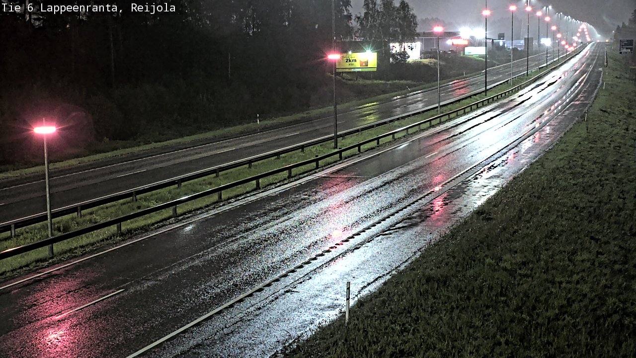 Weather Camera Image Road 6 Lappeenranta, Reijola, Lappeenranta, Etelä-Karjala