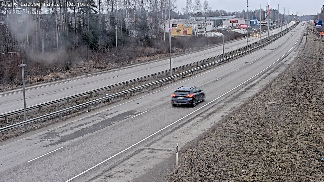 Weather Camera Image Road 6 Lappeenranta, Reijola, Lappeenranta, Etelä-Karjala