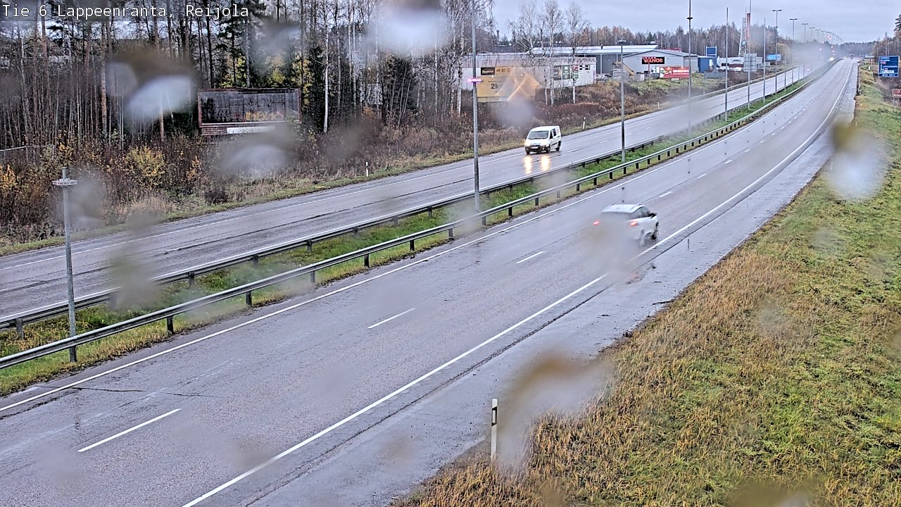 Weather Camera Image Väg 6 Villmanstrand, Reijola, Lappeenranta, Etelä-Karjala