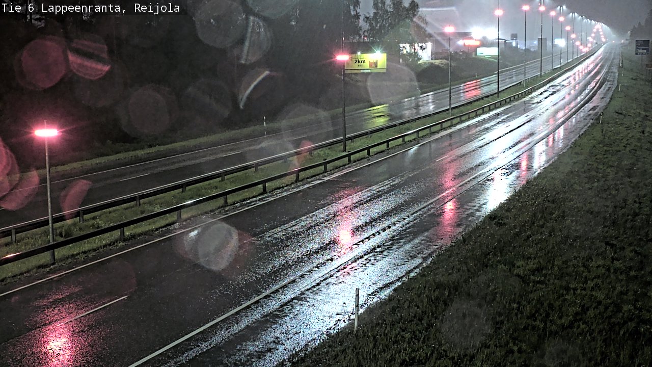 Weather Camera Image Road 6 Lappeenranta, Reijola, Lappeenranta, Etelä-Karjala