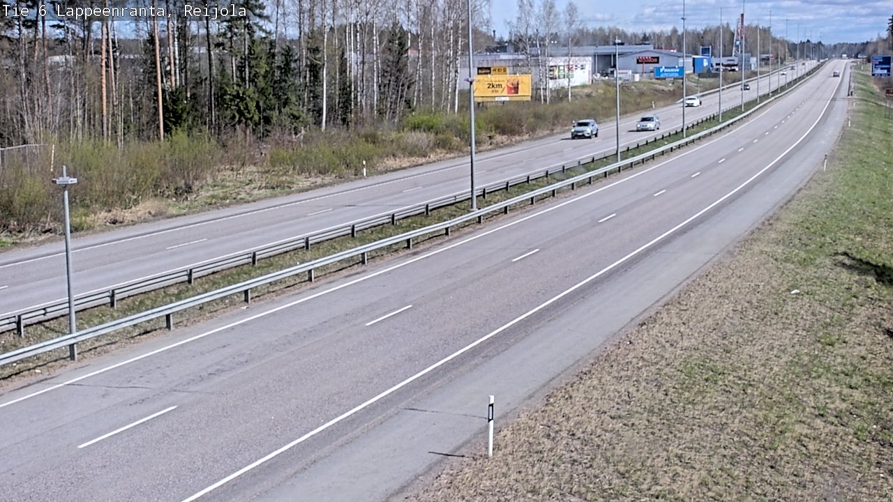 Kelikamerat Kuva Tie 6 Lappeenranta, Reijola, Lappeenranta, Etelä-Karjala