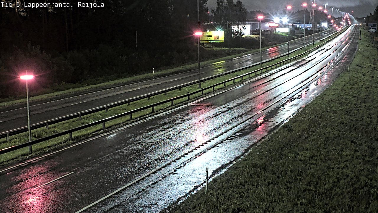 Weather Camera Image Road 6 Lappeenranta, Reijola, Lappeenranta, Etelä-Karjala
