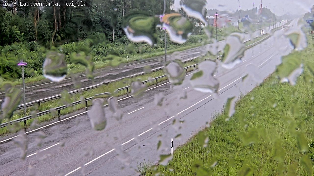 Weather Camera Image Väg 6 Villmanstrand, Reijola, Lappeenranta, Etelä-Karjala